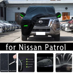 for nissan patrol outdoor protection full car covers snow cover sunshade waterproof dustproof exterior car accessories
