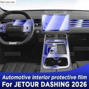 for jetour dashing 2026 panel dashboard navigation automotive interior protective film tpu anti scratch sticker