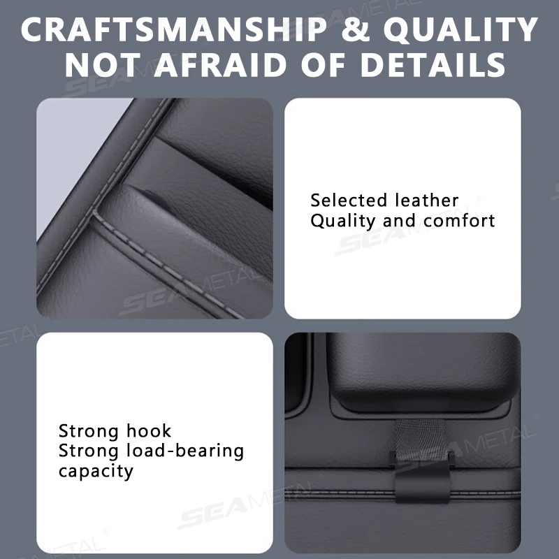 seametal high capacity car seat back storage bag anti kick pad multi pocket backseat organizer bag hanging car storage pocket seametal high capacity car seat back storage bag anti kick pad multi pocket backseat organizer bag hanging car storage pocket