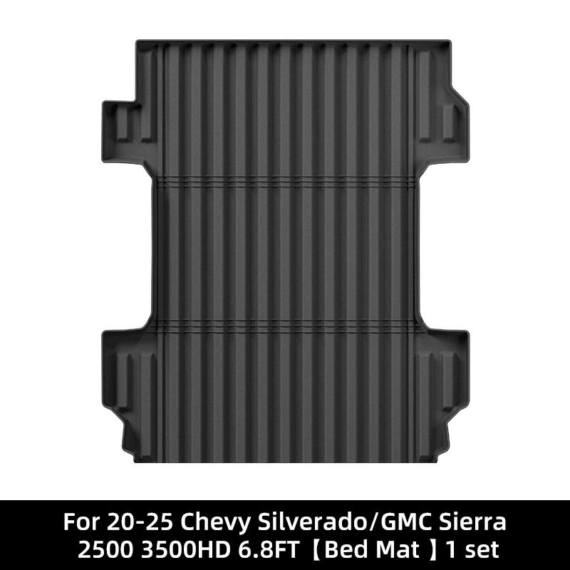 car rear trunk mat for silverado/gmc sierra 2500 3500hd 2020 2026 tpe rear trunk protector pads all weather cargo liner car rear trunk mat for silverado/gmc sierra 2500 3500hd 2020 2026 tpe rear trunk protector pads all weather cargo liner