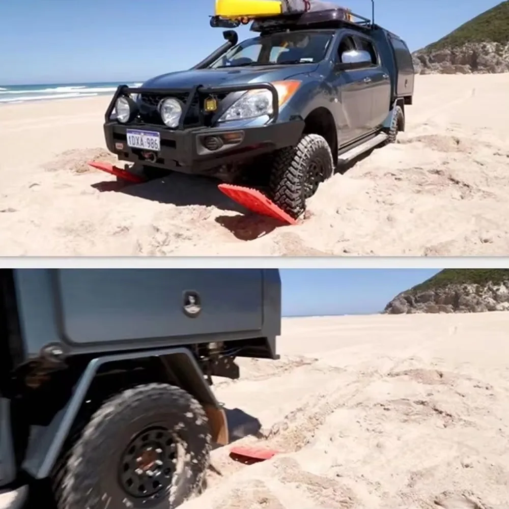 1/2pcs super tough high strength pp car off road accessories traction boards rail recovery emergency rescue tool snow sandmud 1/2pcs super tough high strength pp car off road accessories traction boards rail recovery emergency rescue tool snow sandmud