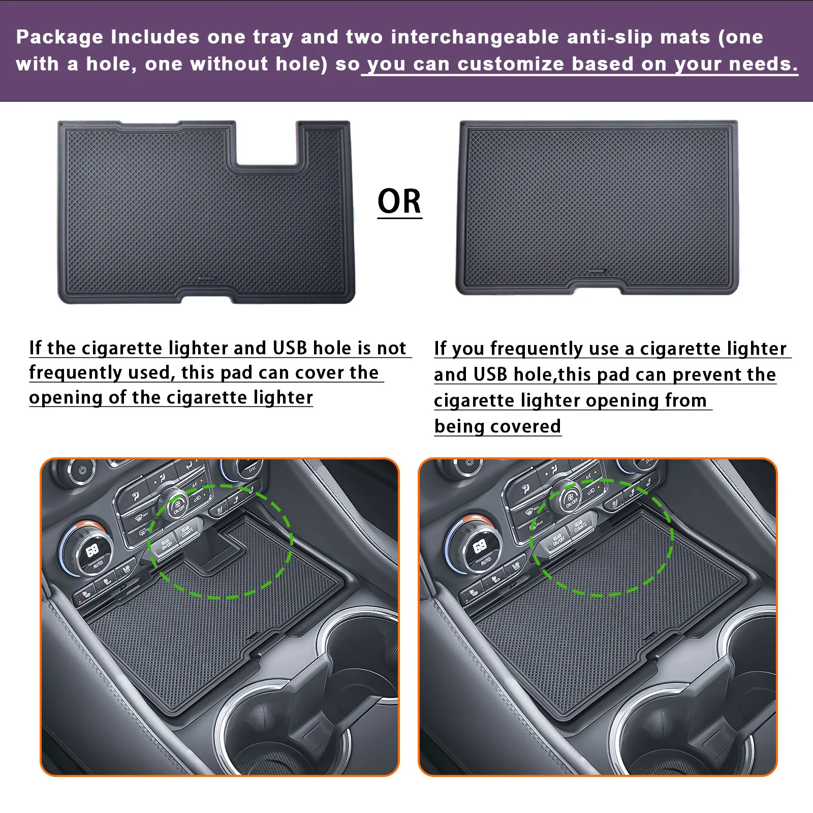front center console hidden compartment cover for 2021 2024 tahoe/suburban & gmc yukon interior storage tray accessories front center console hidden compartment cover for 2021 2024 tahoe/suburban & gmc yukon interior storage tray accessories