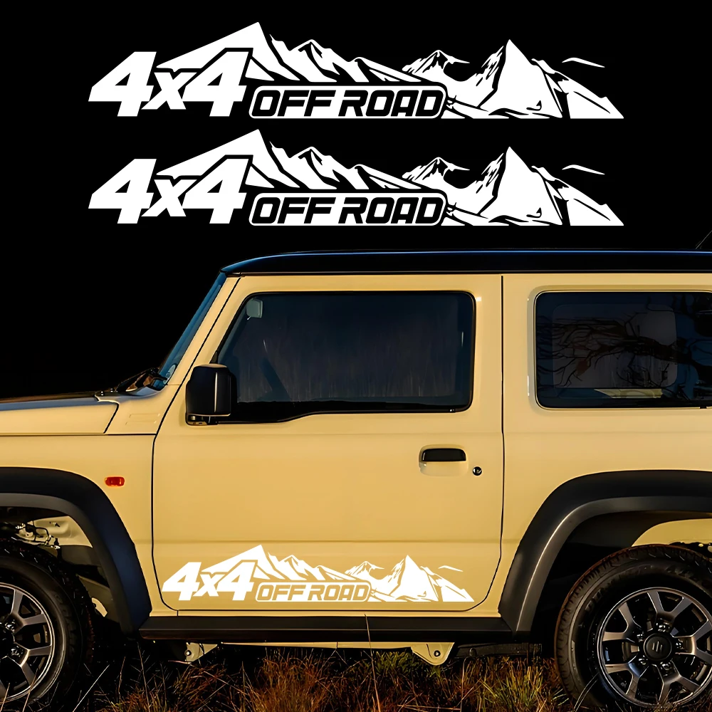 4x4 off road 2 piece set stickers for car body vinyl waterproof material stickers for car styling decor self adhesive decals 4x4 off road 2 piece set stickers for car body vinyl waterproof material stickers for car styling decor self adhesive decals