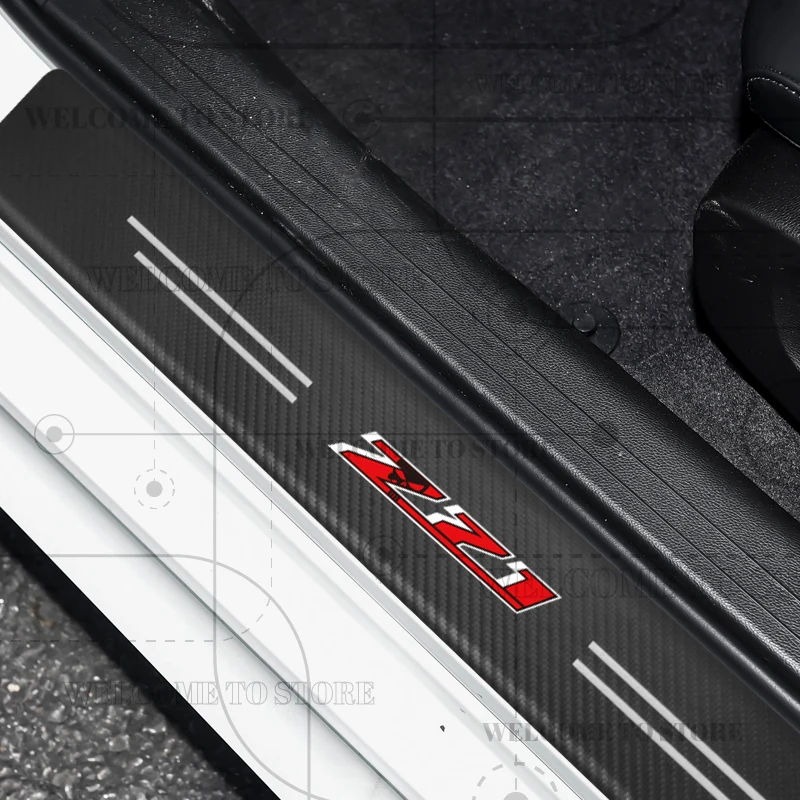4/5pcs for z71 off road logo silverado traverse colorado tahoe suburban camaro car door sill strip carbon protector sticker 4/5pcs for z71 off road logo silverado traverse colorado tahoe suburban camaro car door sill strip carbon protector sticker