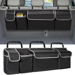 car trunk organizer for suv backseat hanging organizer for suv truck mpv upgrade back seat storage bags with 4 pockets 39*14inch