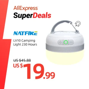 lv10 outdoor led camping flashlight 230 hours rechargeable camping lantern with magnet lighting fixture portable emergency light