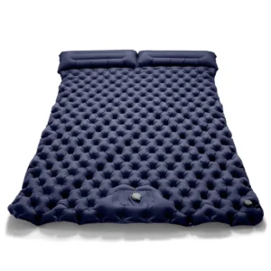 outdoor camping double inflatable mattress extra wide sleeping pad ultralight folding bed sleeping mat car travel mat