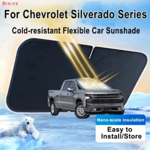 for chevrolet silverado series 2023 2026car windshield sunshade cover front window sun shade heat insulation summer accessories