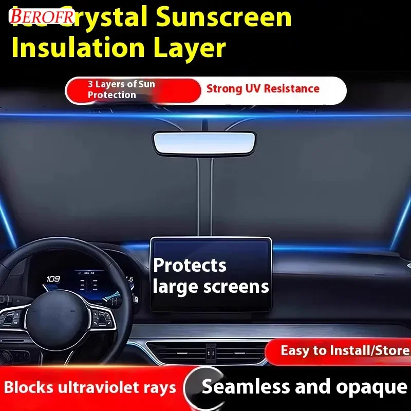for chevrolet silverado series 2023 2026car windshield sunshade cover front window sun shade heat insulation summer accessories for chevrolet silverado series 2023 2026car windshield sunshade cover front window sun shade heat insulation summer accessories