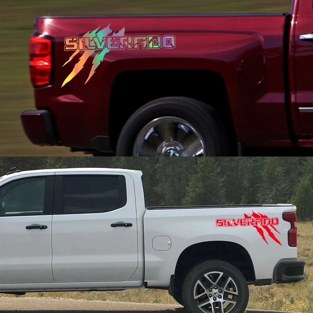 car sticker for chevrolet silverado 1500 2500 z71 s10 pickup truck bed graphics claw styling decor cover decal auto accessories car sticker for chevrolet silverado 1500 2500 z71 s10 pickup truck bed graphics claw styling decor cover decal auto accessories