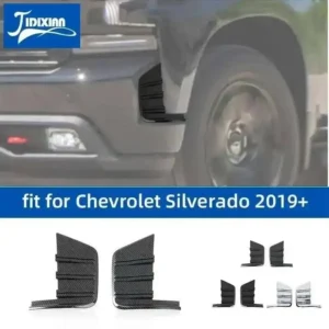 jidixian fit for chevrolet silverado 2019 2020 2021 car exterior front grill bumper side decoration cover
