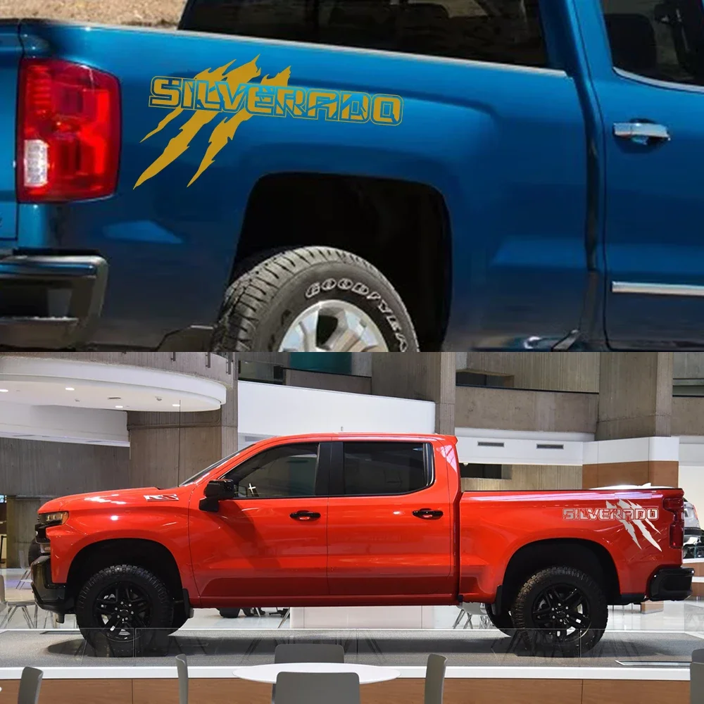 car sticker for chevrolet silverado 1500 2500 z71 s10 pickup truck bed graphics claw styling decor cover decal auto accessories car sticker for chevrolet silverado 1500 2500 z71 s10 pickup truck bed graphics claw styling decor cover decal auto accessories