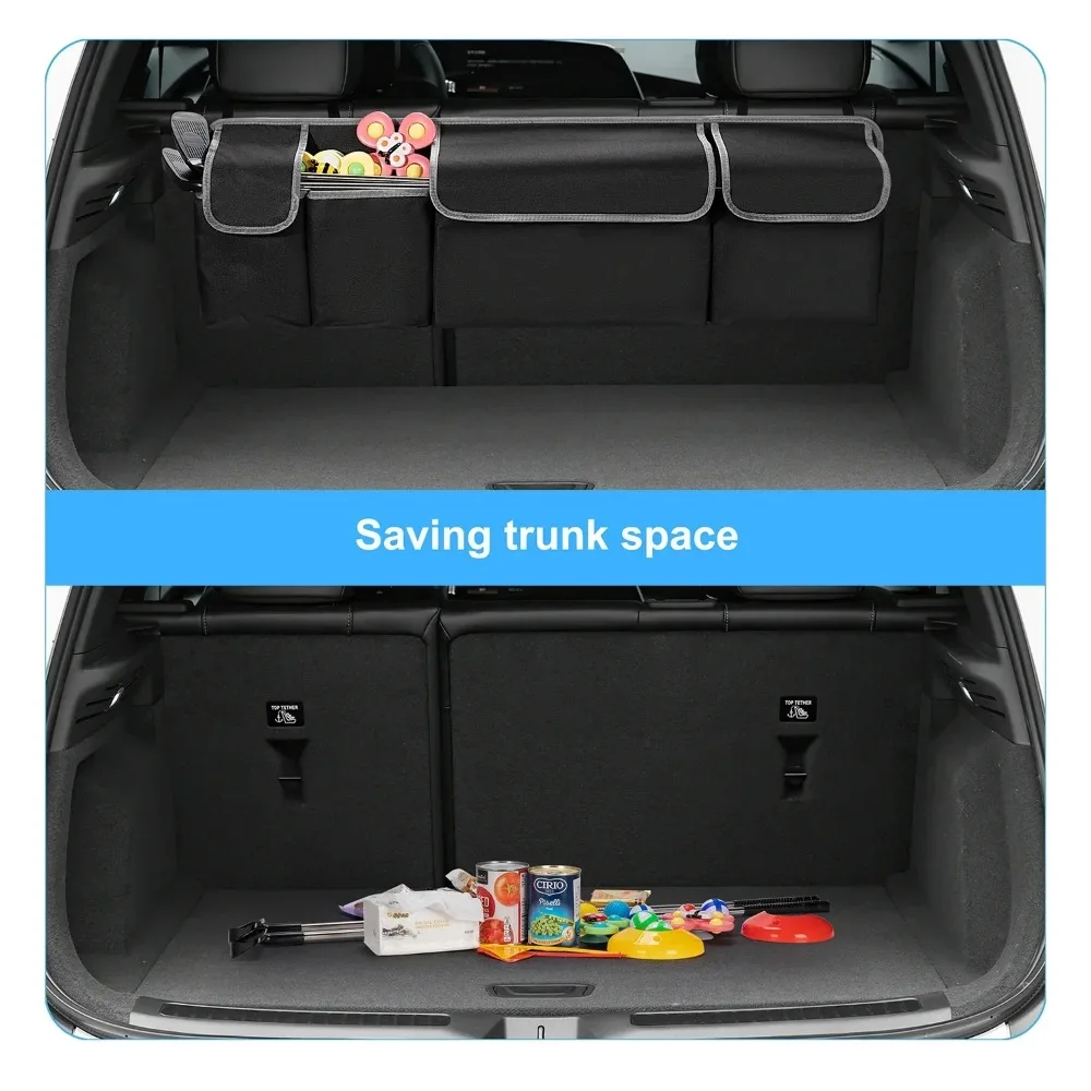 car trunk organizer for suv backseat hanging organizer for suv truck mpv upgrade back seat storage bags with 4 pockets 39*14inch car trunk organizer for suv backseat hanging organizer for suv truck mpv upgrade back seat storage bags with 4 pockets 39*14inch