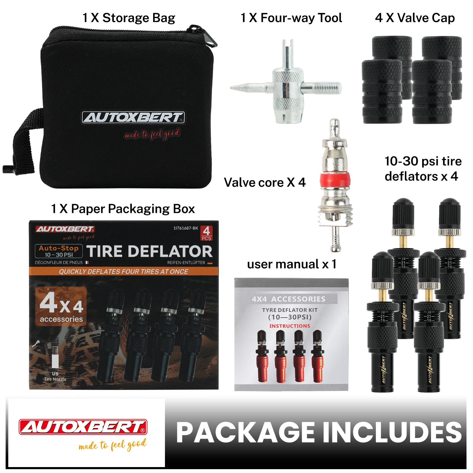 4 pcs 10 30 psi adjustable auto stop tire deflator valve kit screw on tyre air down tools for offroad 4x4 vehicle accessories 4 pcs 10 30 psi adjustable auto stop tire deflator valve kit screw on tyre air down tools for offroad 4x4 vehicle accessories