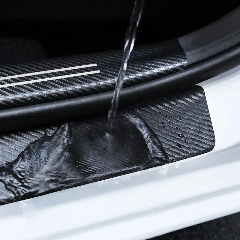 carbon fiber car door threshold protector stickers waterproof for chevrolet silverado impala captiva malibu interior accessories carbon fiber car door threshold protector stickers waterproof for chevrolet silverado impala captiva malibu interior accessories