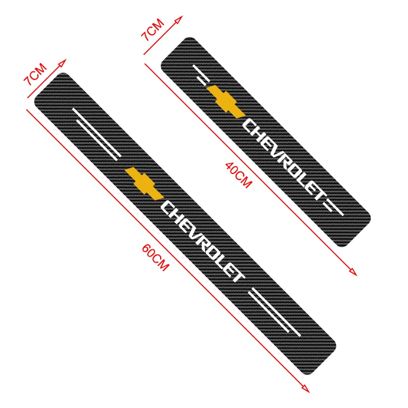 carbon fiber car door threshold protector stickers waterproof for chevrolet silverado impala captiva malibu interior accessories carbon fiber car door threshold protector stickers waterproof for chevrolet silverado impala captiva malibu interior accessories