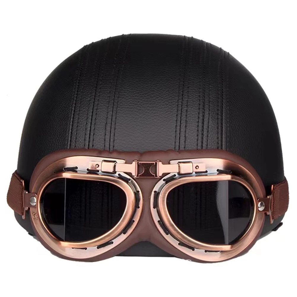 leather retro motorcycle e bike goggles windproof uv dustproof lens frame for off road riding scooter snowboard eye protection leather retro motorcycle e bike goggles windproof uv dustproof lens frame for off road riding scooter snowboard eye protection