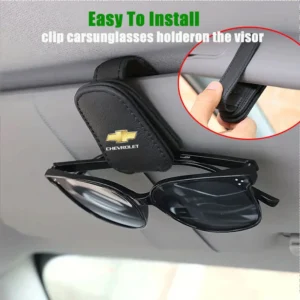 car sun visor glasses case holder sunglasses clip rescue tool for chevrolet onix cruze silverado impala equinox malibu tahoe