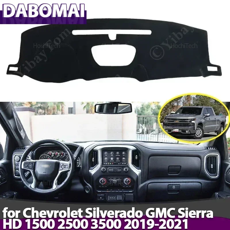 for chevrolet silverado gmc sierra hd 1500 2500 3500 2019 2020 2021 dashboard cover dash board mat carpet pad shade cape blanket for chevrolet silverado gmc sierra hd 1500 2500 3500 2019 2020 2021 dashboard cover dash board mat carpet pad shade cape blanket
